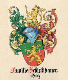 Familienwappen der Familie Schießlbauer copyright 2005